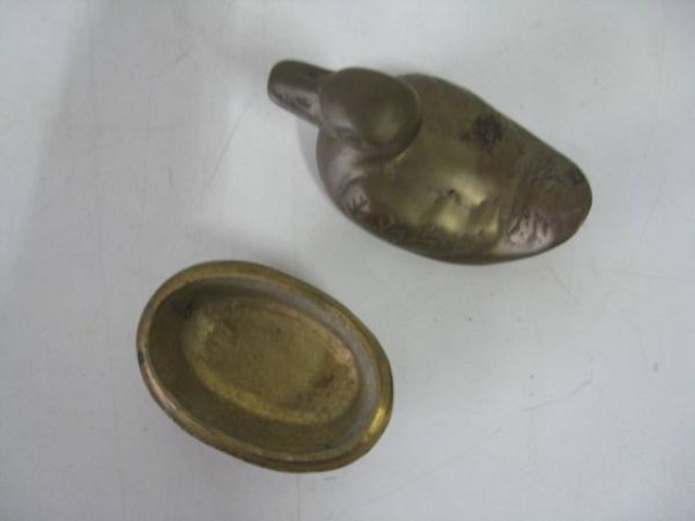 カモ　小物入れ