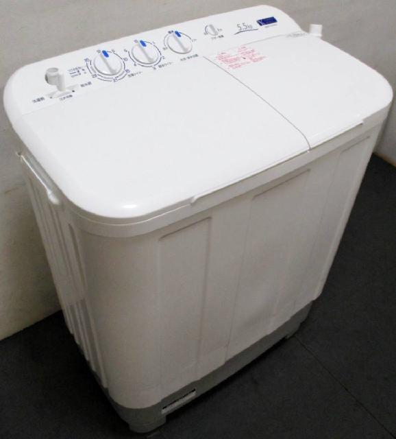 高年式 YAMADA/ヤマダ電機 二層式 電気洗濯機 YWM-TD55G2 5.5㎏ 2020年製