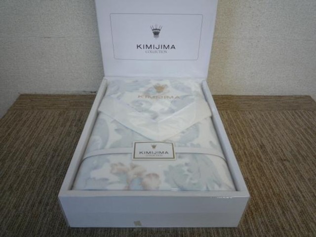 KIMIJIMA(キミジマ) の毛布 KIMIJIMA キミジマ　綿毛布★未使用　　サイズ140cm×200cm
