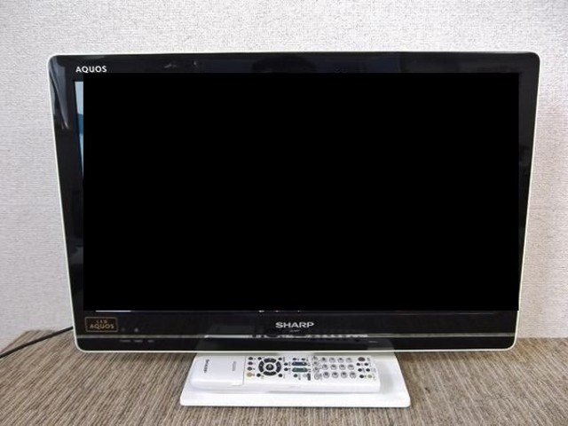 SHARP シャープ AQUOS LC-22K7-B 液晶テレビ 22型 ブラック テレビ TV 中古 W4316459 シャープ AQUOS LC-22K7 22型 液晶テレビ リモコン付⑤ 液晶テレビ 22
