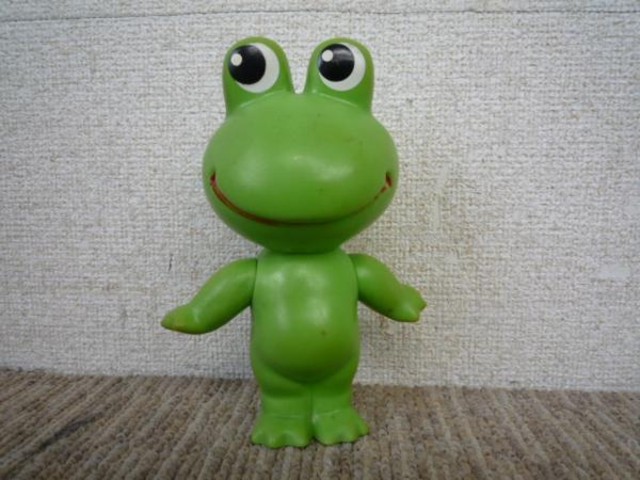 高質 KOWA/コーワ薬品 昭和レトロ ソフビ人形 ケロちゃん その他