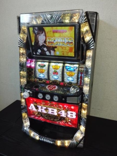 愛品館八千代店】スロット実機5.9号機 AKB48Angel コイン不要機 