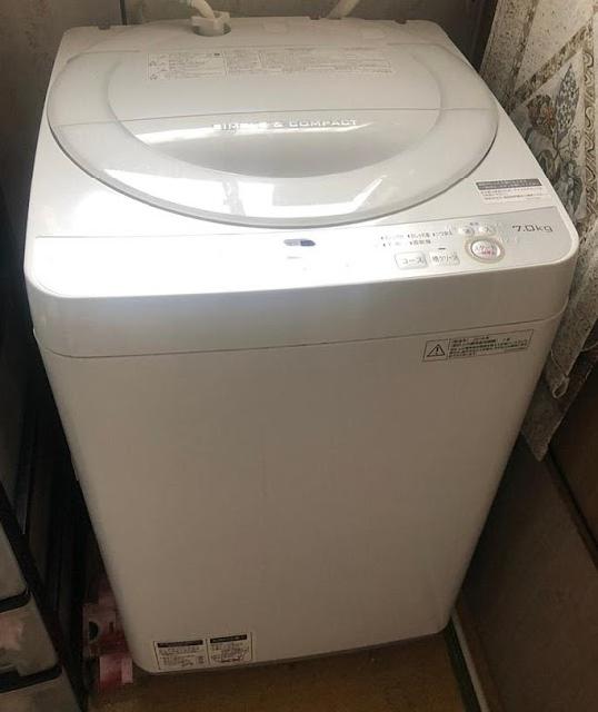洗濯機 シャープ ES-GE7B 2018年製