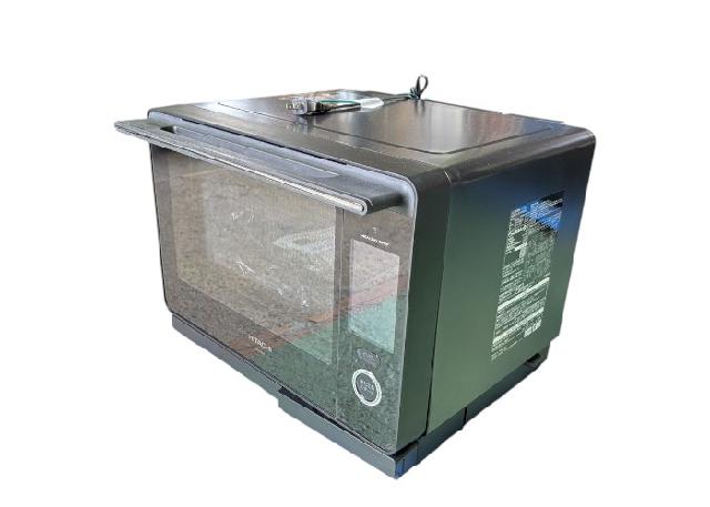 オーブンレンジ 日立 MRO-W10B 2025年製 2回のみの使用 後ろに傷あり