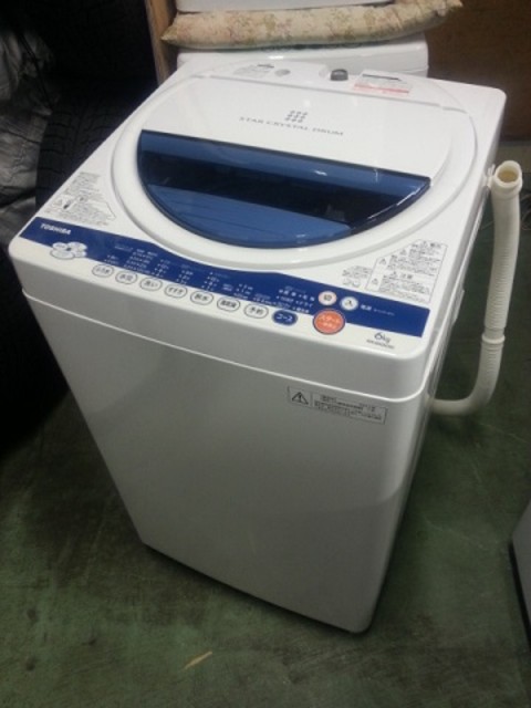 東芝 12年式 6ｋｇ洗濯機