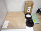 囲碁セット 新桂10号 卓上碁盤セット＜竹＞の詳細ページを開く