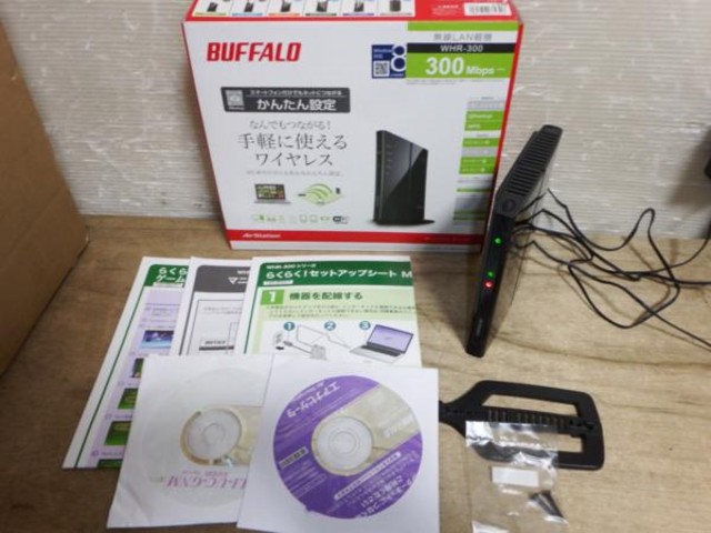 バッファロー BUFFALO WHR-300 無線LAN親機 Wi-Fiルーター （ その他