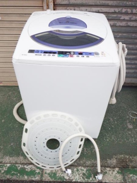日立 HITACHI NW-7BX 7.0kg 全自動電気洗濯機 エアジェット乾燥白い 