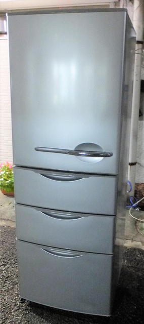 三洋電機 SANYO SR-361RL(S) 355L 4ドアノンフロン冷凍冷蔵庫