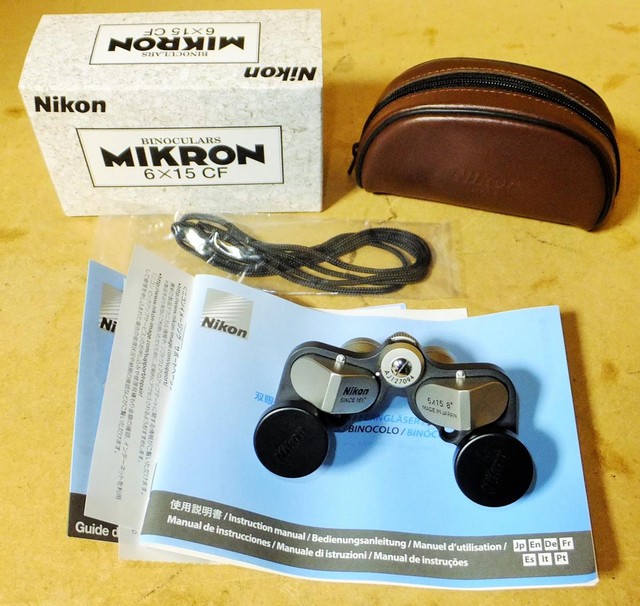 ニコン NIKON ミクロン6X15CF 双眼鏡（双眼鏡・望遠鏡）の買取価格 （ID:322958）｜おいくら