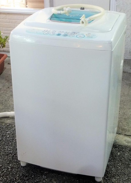 東芝 TOSHIBA AW-50GE 5.0kg TWIN AIR DRY 全自動電気洗濯機
