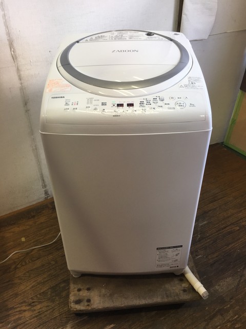 東芝 ZABOON 洗濯乾燥機 AW-8V6 (S) 8kg 93L 全自動洗濯機 18年製（洗濯機・ドラム洗濯機）の買取価格  （ID:333300）｜おいくら