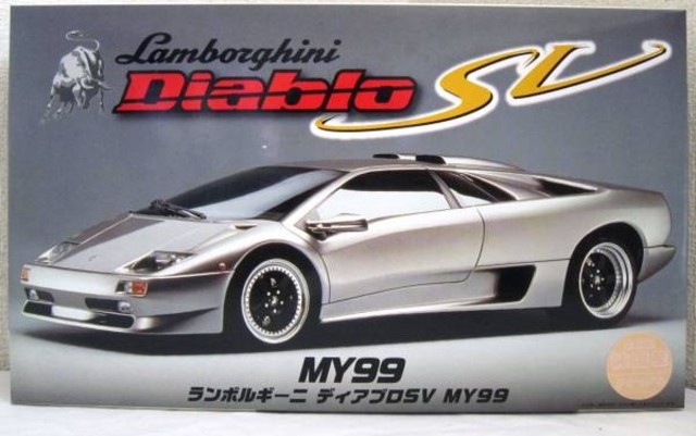 フジミ 1/24 ランボルギーニ ディアブロ SV MY99