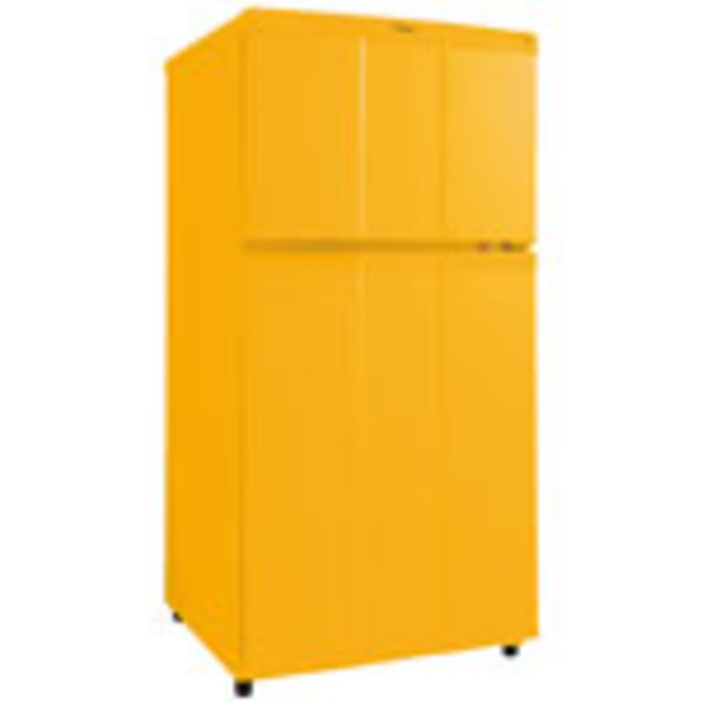 イエロー 2ドア冷蔵庫 アクア 2ドア 冷凍冷蔵庫 AQR-141A 2012年製