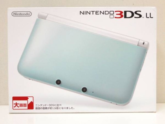 任天堂 ニンテンドー 3DS LL ミント×ホワイト お買取（ニンテンドー3DS 