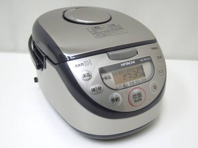 日立 - HITACHI 日立 IHジャー炊飯器 5.5合 RZ-NS10J-S 日立 5.5合炊き IH炊飯ジャー RZ-NS10J お買取 （ 炊飯器）の