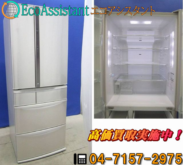パナソニック 501Lフレンチ6ドア冷凍冷蔵庫NR-F507T-N 松戸市 出張買取