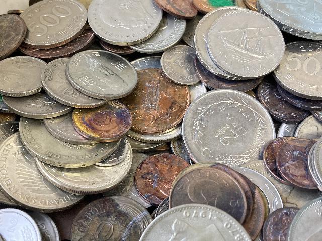 大特価 （古755）特盛 外国コイン パック400❗❗ 旧貨幣/金貨/銀貨