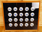 高砂 能 翁と媼 小皿 飾り皿 20枚 額装 縁起物