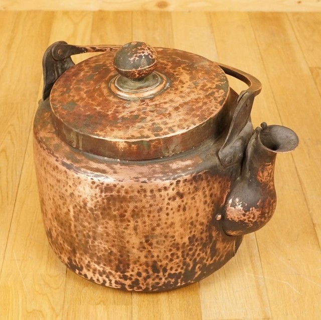定番キャンバス- 湯沸 銅製 や•かん 昭和12年 茶道•