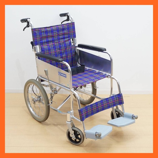 KAWAMURA カワムラ アルミ製 介助用 軽量 車椅子 KA302S - 看護/介護用品