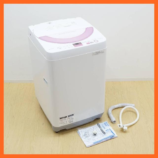 SHARP/シャープ 全自動洗濯機 6.0kg ES-GE6A-P （ 洗濯機・ドラム洗濯