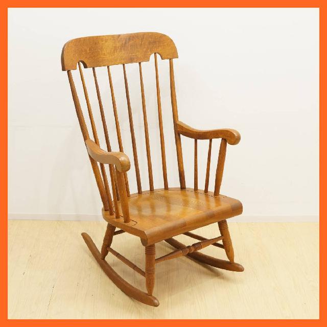 飛騨産業 キツツキ ロッキングチェア 椅子 木製