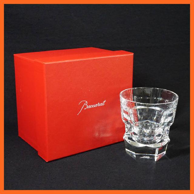 バカラ/Baccarat アビス ロックグラス タンブラー クリスタルガラス フランス ブラン