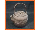 茶道具 湯沸かし 筒型 棗形 煎茶道具 やかん 湯沸 手取釜 古美術の詳細ページを開く