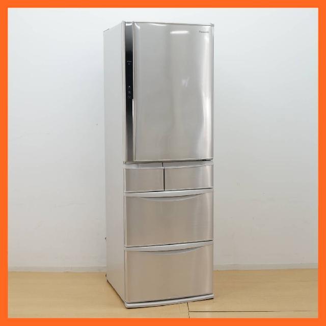 パナソニック 5ドア 冷凍冷蔵庫 426L NR-E438T-N シャンパン 日本製 自動で節電 エ