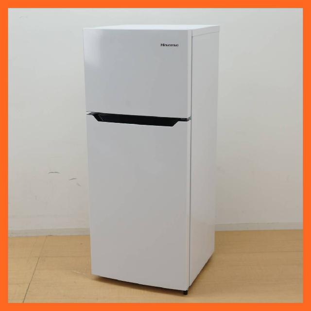 ハイセンス 2ドア 冷凍冷蔵庫 120L HR-B1201 耐熱トップテーブル 強化ガラス製