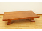 無垢材 欅一枚板 座卓 座敷テーブル 机 ケヤキ和風家具の詳細ページを開く