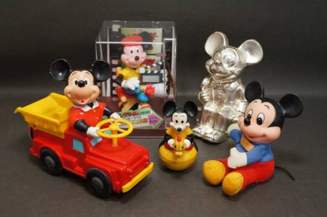 ミッキーマウス ブリキ ビンテージ 古玩具 5点