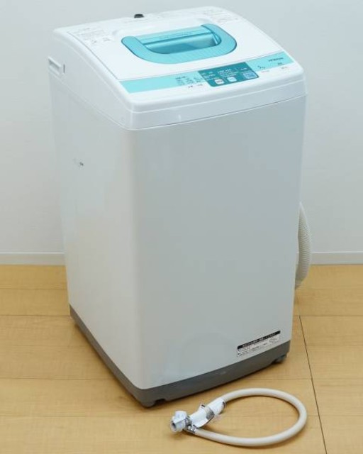 保証付き　日立　洗濯機　NW-5SR   リサイクルショップウルカウ　高津 中古 5.0kg 簡易乾燥機能搭載 全自動洗濯機 日立 NW-5SR 2014年製