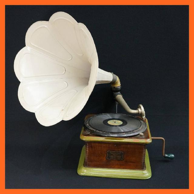 蓄音機 ラッパ式蓄音機 ニッポノホン TRADE NIPPON MARK OPHONE ラッパ