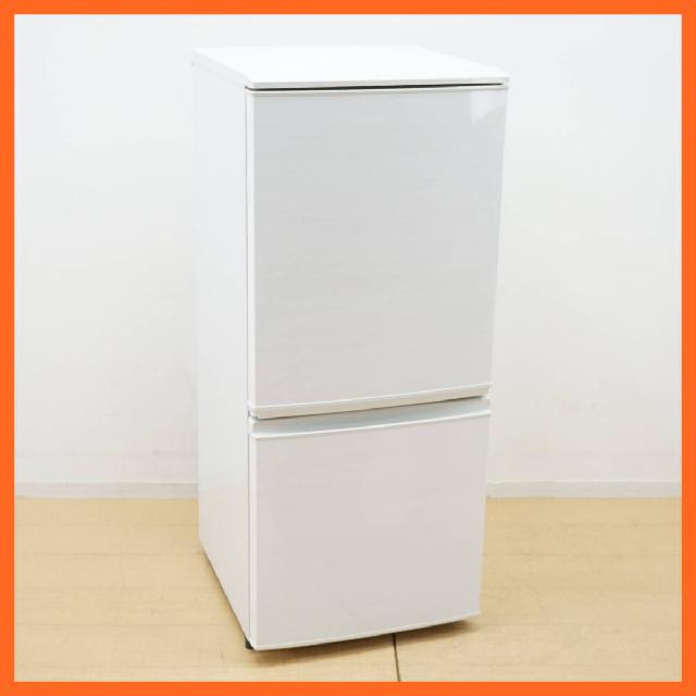 シャープ 2ドア 冷凍冷蔵庫 137L SJ-D14C-W ホワイト系 静音化設計 つけかえど