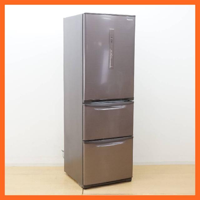 パナソニック 3ドア 冷凍冷蔵庫 365L NR-C37FM-T 日本製 シルキーブラウン 真
