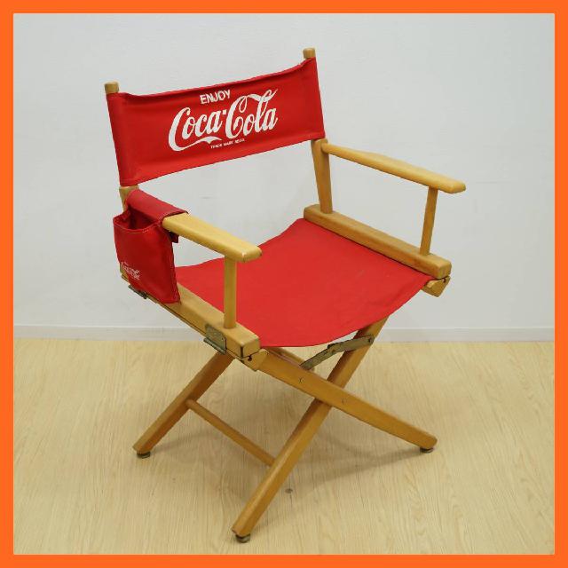 Coca-Cola コカ・コーラ 折り畳み イス チェア キャンプ アウトドア 収納袋付 
