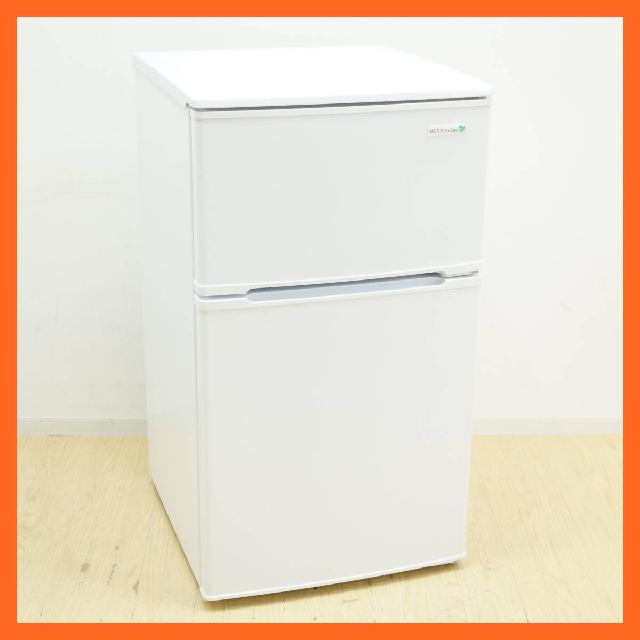 ヤマダ/yamada 2ドア 冷凍冷蔵庫 90L YRZ-C09B1 耐熱100℃トップテーブル （冷蔵庫・冷凍庫）の買取価格 （ID