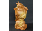 七福神葉森祥造 黄楊 一刀彫 布袋尊像 木彫 彫刻の詳細ページを開く