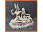 寺院所蔵品 銅製 シヴァ神 パールバティー 座像 幅約21.2cm 男女 仏像 置物 オブジェの詳細ページを開く