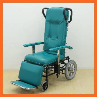 介護車椅子 車いす リクライニング フルリクライニングカームS睦三むつみ