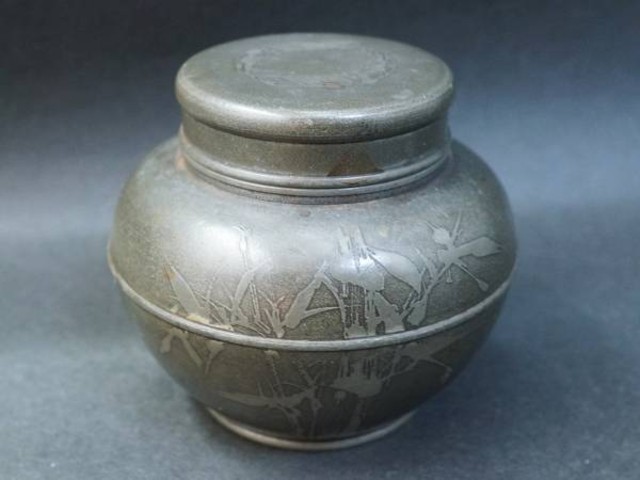錫製茶壺 煎茶道具