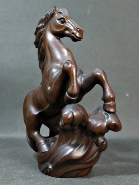 天然木彫刻 福田作馬