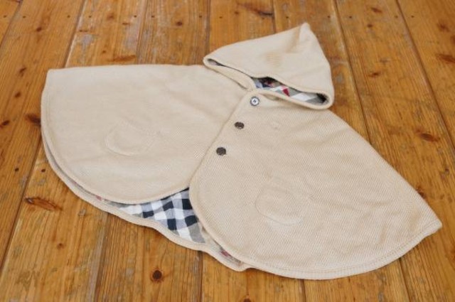 BURBERRY リバーシブルケープ