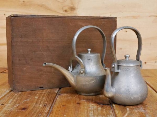 お値下げ　錫半　錫の屠蘇器 お値下げ 錫半 錫の屠蘇器