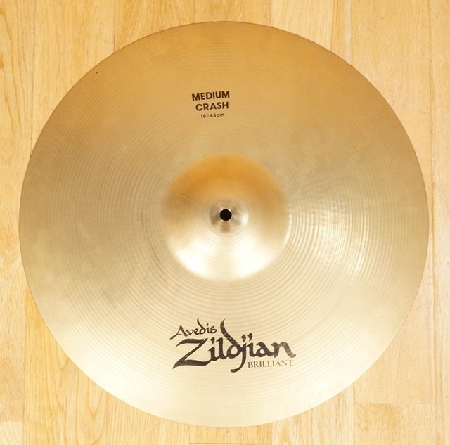 Aジルジャン シンバル MEDIUM CRASH 18/45cm BRILLIANT　楽器