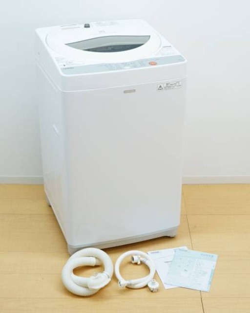 東芝 TOSHIBA 洗濯機 5.0kg AW-5GC3 2016年
