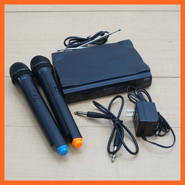 WVNGRワイヤレス マイクロポンシステム SM-58III マイク2本セット