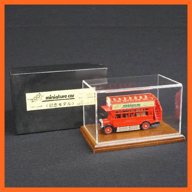 miniature car 1985 JUNE 200号 記念モデル 1922 AECOMNIBUS